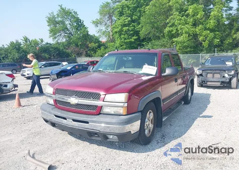 2004 Chevrolet Silverado 1500 Lt из США, поврежденный, VIN 2GCEC13T541363882